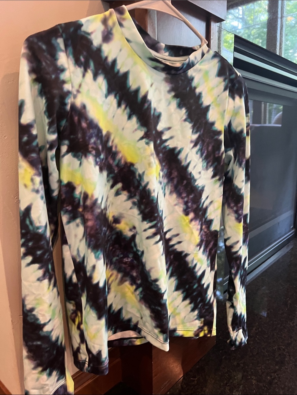 Athleta Girl Pastel Tie-Dye Tee in Mint, Pink & Black